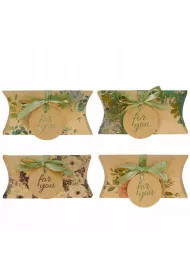 incood. Pude�ko na prezenty 15x7cm kwiaty 8 szt.