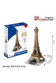 Puzzle 3D 35 el. Wie�a Eiffla Cubic Fun