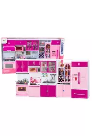 Meble kuchenne dla lalek z akcesoriami LeanToys