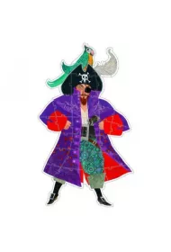 Puzzle gigant 36 el. Pirat Eliot Djeco