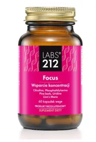 Labs212 Focus - Wsparcie koncentracji Suplement diety 60 kaps.