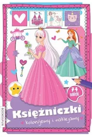 Ksi�niczki. Kolorujemy i naklejamy