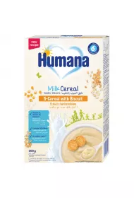 Humana Kaszka mleczna 5 zb z herbatnikiem po 6. miesicu 200 g