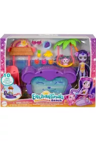 Enchantimals.Tropikalny basen + Lalka mapka HTW73 Mattel