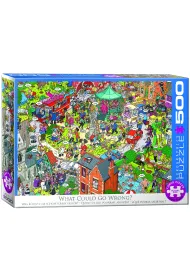 Puzzle 500 el. Co posz�o nie tak? Eurographics