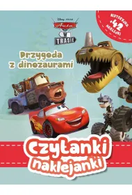Czytanki naklejanki. Przygoda z dinozaurami. Disney Pixar Auta w trasie