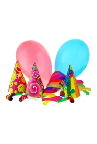 Godan Zestaw karnawa�owy papierowy 24 elementy, Balon na 8 u�miech�w