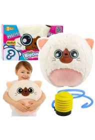 Pi�ka do skakania kote + pompka 50cm LeanToys