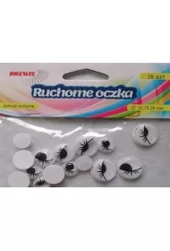 Brewis Ruchome oczka z rz�sami 16 szt.