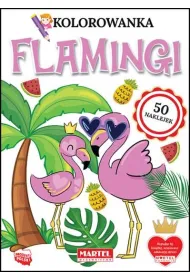 Kolorowanka Flamingi