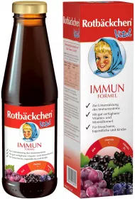 Rotbackchen Sok wieloowocowy NFC z cynkiem, witamin C i D3 450 ml