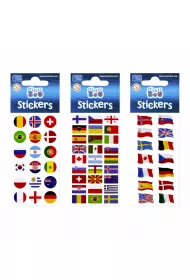 Sticker Boo Naklejki Flagi Pa�stwa 476944 6 x 18 cm