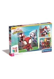 Puzzle 3x48 el. SuperColor. Spidey Clementoni