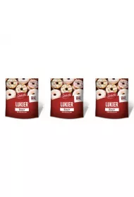 Delecta Lukier dekoracyjny biay zestaw 3 x 80 g