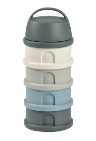Beaba Pojemniki na mleko w proszku 4 komory mineral grey/blue