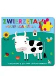 Dzikie zwierz�ta. Ksi��eczka z puzzlami i kolorowankami