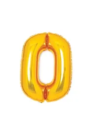 Amscan Balon foliowy cyfra 0 z�ota 47x66cm