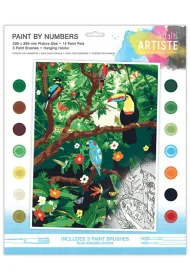 Malowanie po numerach - Endangered Rainforest Dalprint