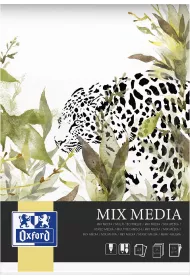 Oxford Blok artystyczny mix media A3 klejony bia�y G�adka