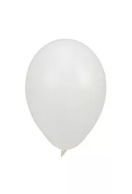 Balony pastelowe jednokolorowe biae 24cm