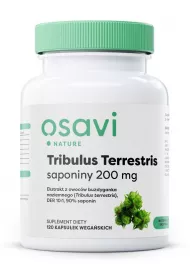 Osavi Tribulus Terrestris, saponiny 200 mg Suplement diety 120 kaps.