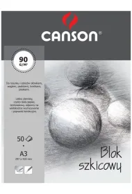 Canson Blok szkicownik A3 90g