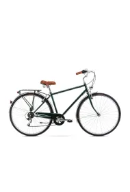 Romet Rower miejski VINTAGE ECO M ciemnozielony 20 L
