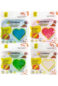 ChildGen Naturalna ciastolina brokat eko-pack 4 kolory