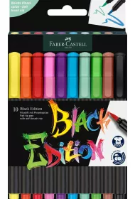 Faber-Castell Pisaki pdzelkowe Black Edition 10 szt.