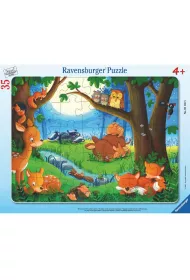 Puzzle ramkowe 35 el. Dobranoc Ravensburger