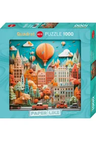 Puzzle 1000 el. Miasto z papieru, Victor Gavrilovski Heye