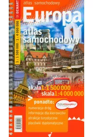 Atlas samochodowy Europa 1:1 500 000