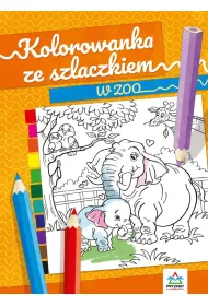 Kolorowanka ze szlaczkiem W ZOO
