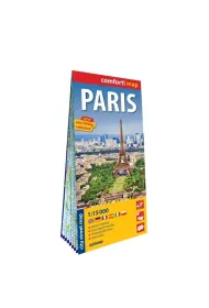 Paris. Laminated map in scale 1:15 000