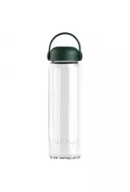 Vialli Design Szklana butelka na wod Fuori zielona 30275 540 ml