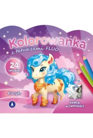 Malowanka 200X190  Kolorowanka z tatua�ami FLUO Kucyki SKRZAT 077582