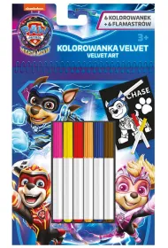 Zestaw kolorowanek z flamastrami 12el Psi Patrol