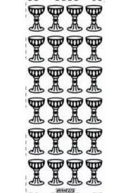 Galeria Hobby Stiker a�urowy 279 z�oty 10x23cm