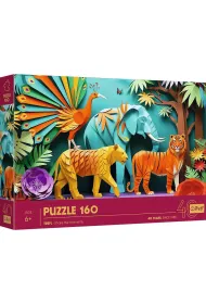 Puzzle z efektem 3D 160 el. Paper Art: D�ungla Trefl