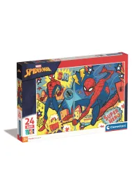 Puzzle 24 el. Maxi SuperColor. Spider Man Clementoni