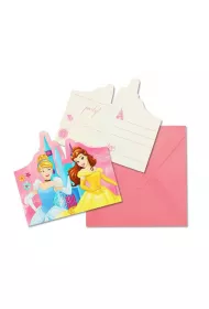 Procos Zaproszenia z kopertami Princess Live Stoty 6 szt.