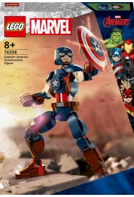 LEGO Marvel Figurka Kapitana Ameryki do zbudowania 76258