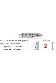 Narnia Ok�adka na podr�cznik B5 regulowana 50 szt.