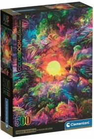 Puzzle 500 el. Compact Psychedelic Jungle Sunrise Clementoni