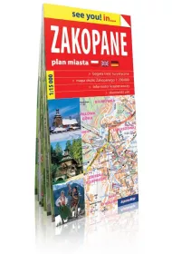 Zakopane i okolice- plan miasta 1:15 000 (papier)