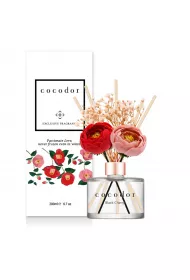 Cocodor Dyfuzor zapachowy z patyczkami i prawdziwymi kwiatami Flower Camellia Black Cherry PDI30426 200 ml