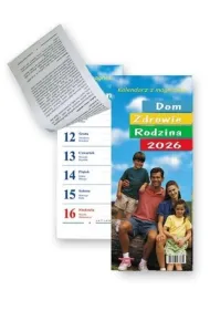 Kastor Kalendarz 2026 Dom zdrowie rodzina z magnesem