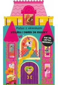 Ksi��ka i domek do zabawy. Pa�ac z okienkami