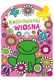 Kolorowanka z wykrojnikiem. Wiosna