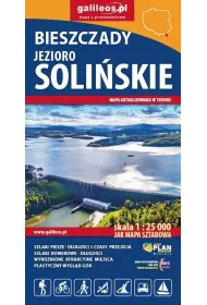 Bieszczady - Jezioro Soli�skie - mapa 1 : 25 000